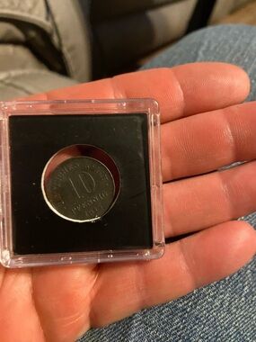 Collectible Coin Display Case with Black Insert